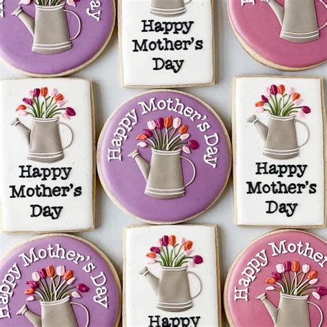 Pin By Amy Nadeau On Cookies Mother S Day Cookies Sugar Cookies