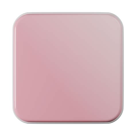 Square shape, pink gradient 3d rendering. 29752761 PNG