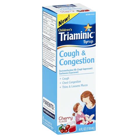 Triaminic Childrens Cough And Congestion Syrup Shop Cough Cold And Flu