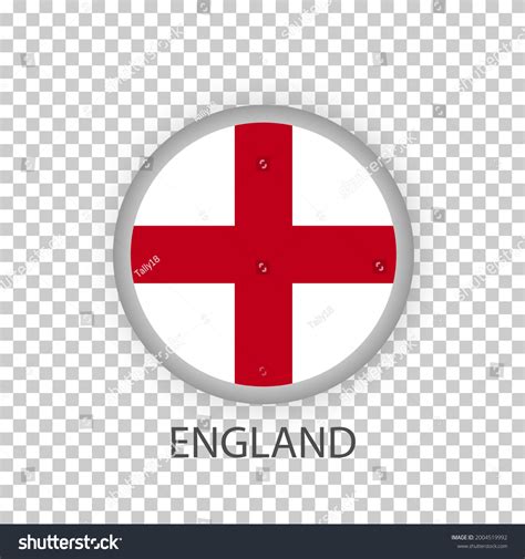 National Flag England Round British Flag Stock Vector (Royalty Free ...