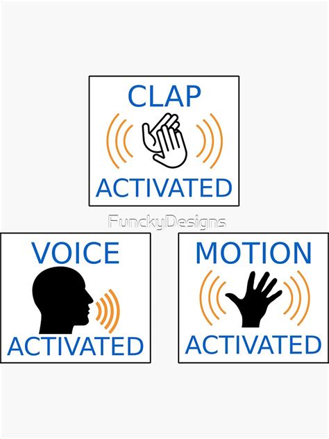 Prank Clap Motion And Voice Activated Sticker Pack Sticker For Sale