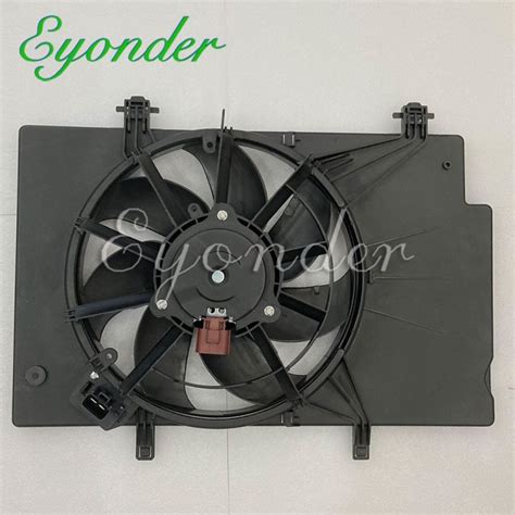 Engine Cooling A C Radiator Condenser Electronic Fan For Ford Fiesta