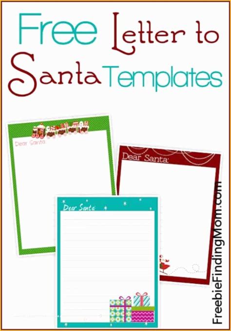 Free Letter To Santa Template Word Of Free Printable Alphabet Templates