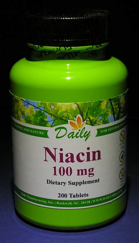 Niacin 100 Mg 200 Tablets Tandj Enterprises