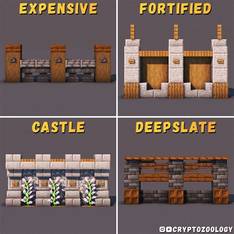 30 Wall Designs Which One Is Your Favorite Minecraft Gebouwen