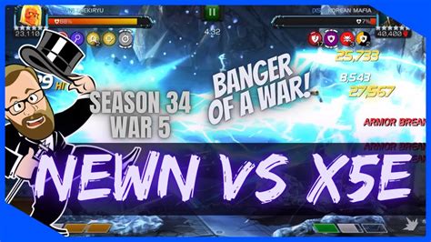 Finally Some Boss Action In Nail Biter Of A War Newn Vs X E Alliance