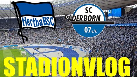 Wichtiger Heimsieg Hertha Bsc Sc Paderborn Stadionvlog