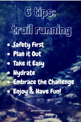 Six Tips : Trail Running