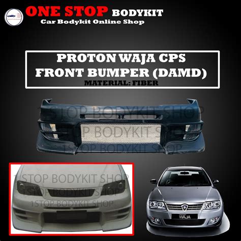 PROTON WAJA FRONT BUMPER DAMD FIBER FIBERGLASS SKIRT LIP BODYKIT