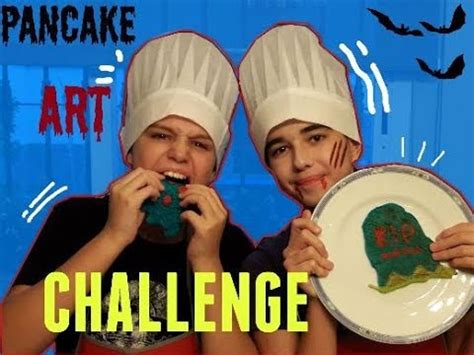 DIBUJOS QUE SE COMEN PANCAKE ART CHALLENGE EDICION HALLOWEEN YouTube