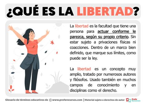 Qué Es La Libertad Definición De Libertad