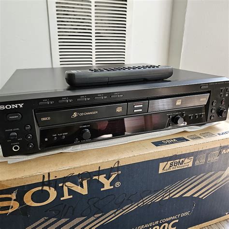 Sony Rcd W C Disc Changer Cd Recorder Dual Drive W Reverb