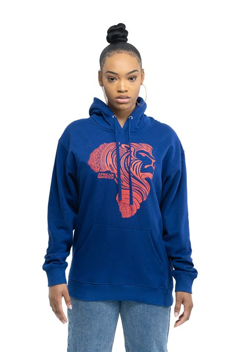 Royal Blue Hooded Sweatshirt Africanrich