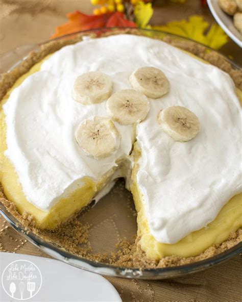 Banana Cream Pie Like Mother Like Daughter