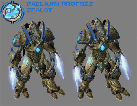 Starcraft 2 Protoss Zealot Hdupdated Version By Hammerthetank On