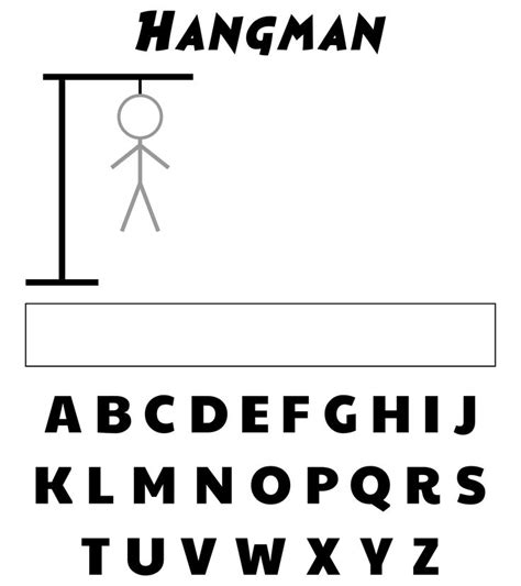 Hangman Words For Seniors - 10 Free PDF Printables | Printablee ...