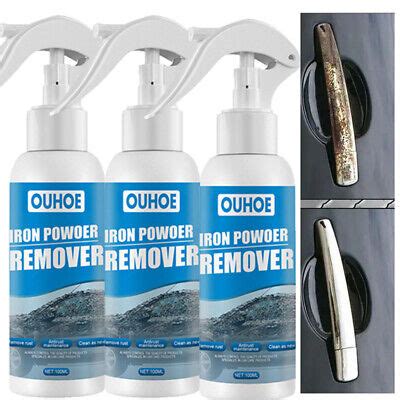 5 1PCS Car Iron Remover Spray Car Rust Removal Spray Iron Powder