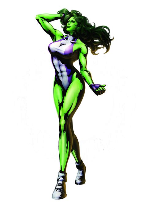 She-Hulk artwork for Marvel vs. Capcom 3