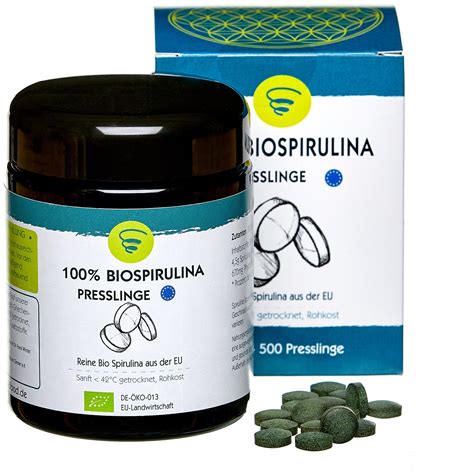 Bio Spirulina Presslinge Nat Rliche Energie In Praktischer Form