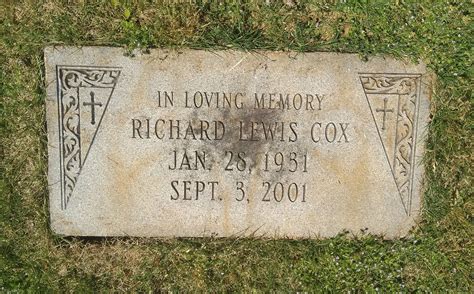 Richard Lewis Cox Sr. (1931-2001) - Find a Grave Memorial