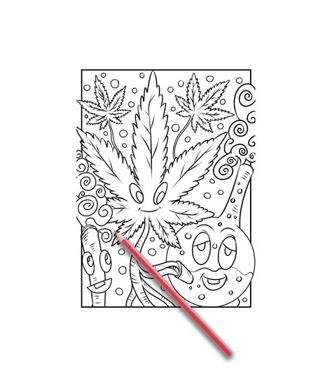 Pothead Printable Stoner Coloring Pages