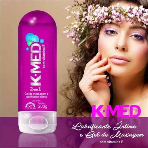 Gel De Massagem E Lubrificante Íntimo Kmed 2 Em 1 E Cimed