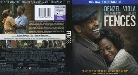 Fences blu-ray cover & label (2016) R1