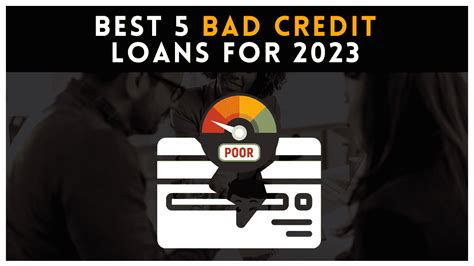 Check Best 5 Bad Credit Personal Loans With Guaranteed Approvals In