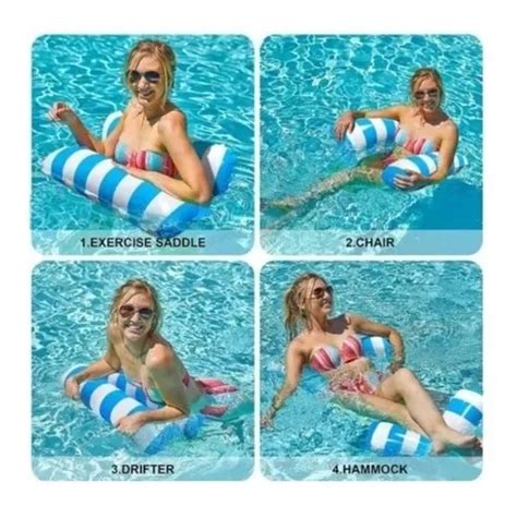 Silla Flotador Cama Inflable Hamaca Agua Piscina Playa En Venta En La