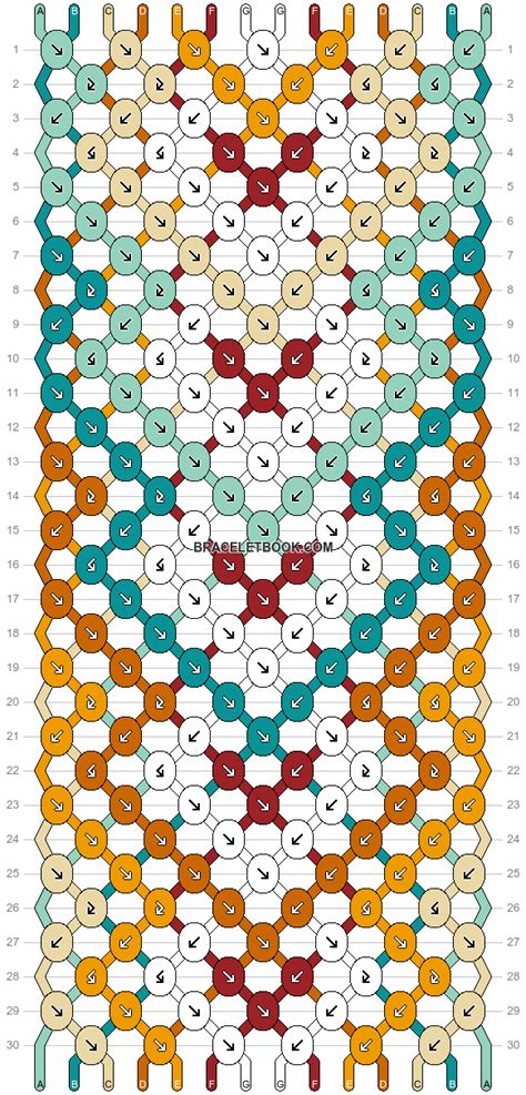 Diamond Friendship Bracelet Friendship Bracelet Patterns Square