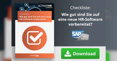 Checkliste Wie Gut Sind Sie Auf Eine Neue Hr Software Vorbereitet