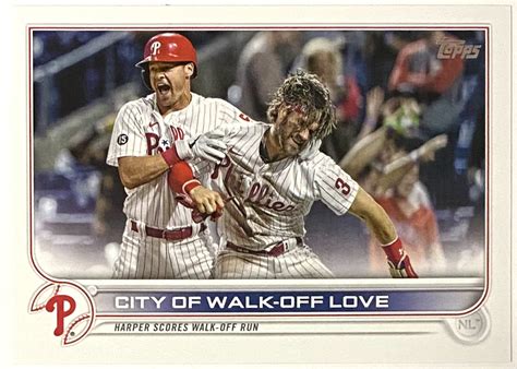 Bryce Harper Topps Philadelphia Phillies Baseball City Of Walk Off