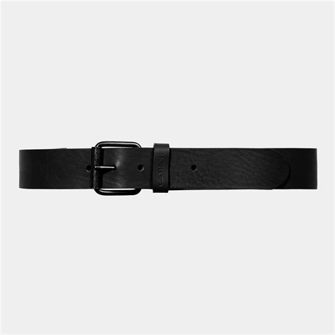 Carhartt Script Belt Leather Black Black Beyond