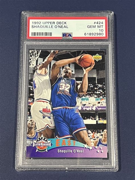 Shaquille O Neal Upper Deck All Star Psa Price Guide