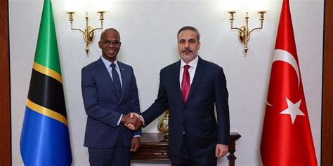 Minister Of Foreign Affairs Hakan Fidan Hosted January Yusuf Makamba