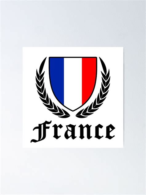 "France Crest" Poster for Sale by ForzaDesigns | Redbubble