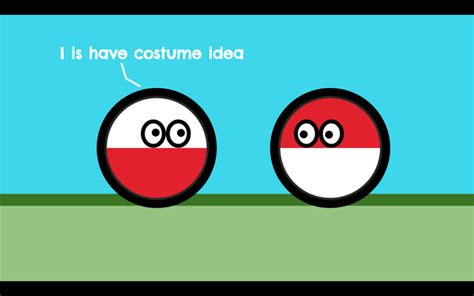 Halloween (Poland and Indonesia) : r/countryballs_comics