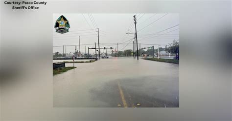 Heavy rain in Pasco County forces flooding, road closures