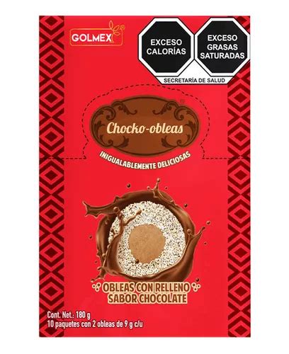 Chocke Obleas Mini Obleas Con Relleno Sabor Chocolate Meses Sin Intereses