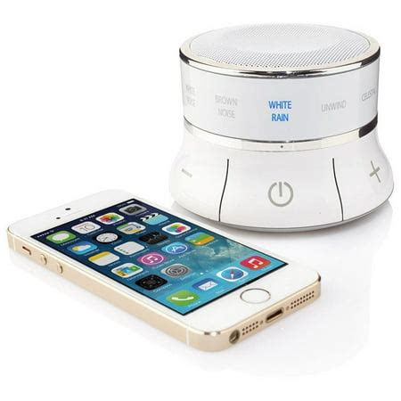 Brookstone Tranquil Moments Bedside Sleep Sound Machine & Bluetooth ...