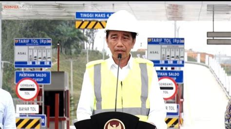 Jokowi Resmikan Tol Pekanbaru Bangkinang Bisnis Liputan