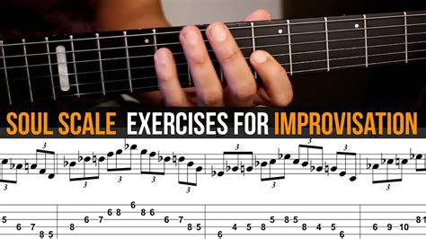 Soul Scale Exercises For Improvisation Guitar Tab Youtube