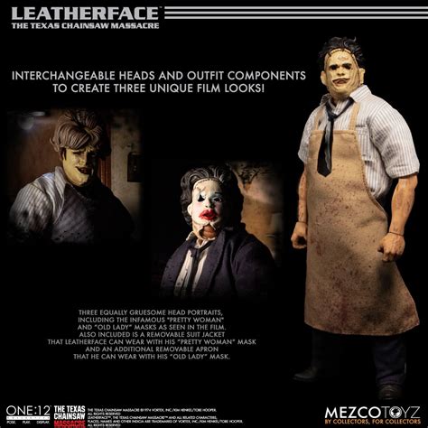 Mezco One 12 Collective Texas Chainsaw Massacre Leatherface -4ColorHeroes