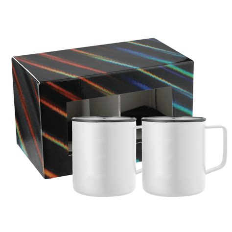 Rover Camp Mug 14oz Powder Coated 2 In 1 Gift Set Inkmule