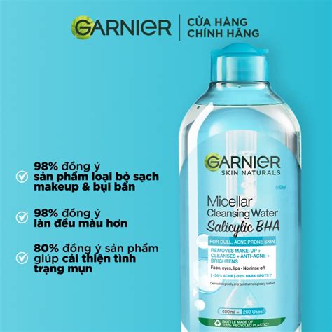 Mua B I N C T Y Trang Garnier Cho Da D U M N Salicylic Bha Micellar