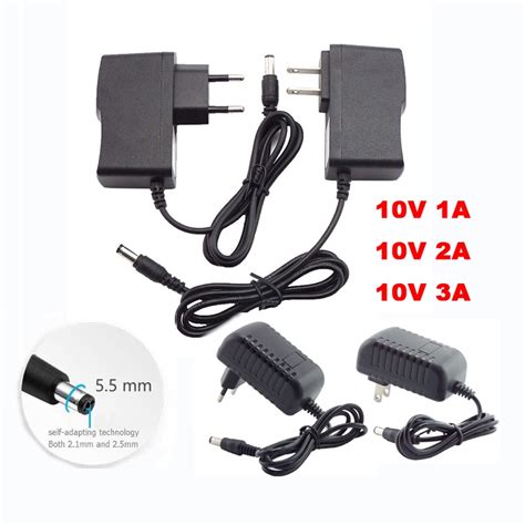 อะแดปเตอร์พาวเวอร์ซัพพลายชาร์จกล้องวงจรปิด 10v 1a 2a 3a Ac Dc แจ็ค 5 5 2 5 มม Shopee Thailand