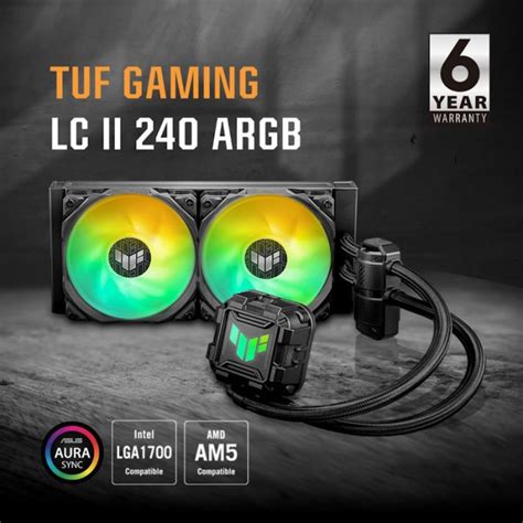 Jual TUF Gaming LC II 240 ARGB All In One Liquid CPU Cooler With Aura