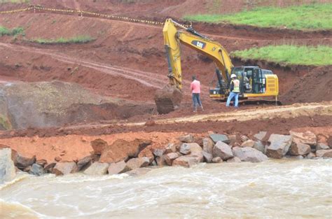 Barrage Mulembwe D But Des Excavations Rive Droite Projet