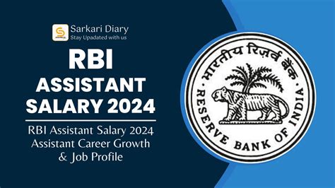 RBI Assistant Salary 2024 RBI Assistant Career Growth Job Profile