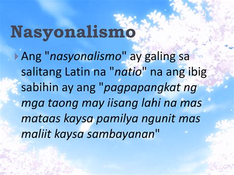 Solution Mga Batayang Kaisipan Hinggil Sa Nasyonalismo At Anime Hot